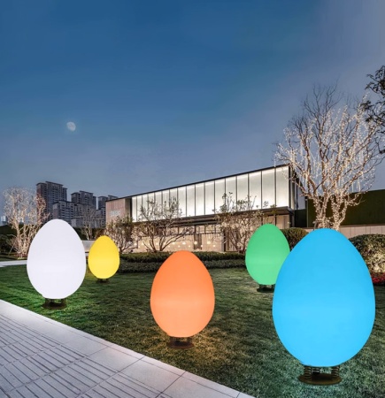 Светильник Яйцо 65х110 питание от АКБ, RGB Светильник Яйцо 65х110 питание от АКБ, RGB