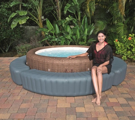 Bestway 58432 BW Надувная скамейка для СПА бассейнов, 198х40х40см