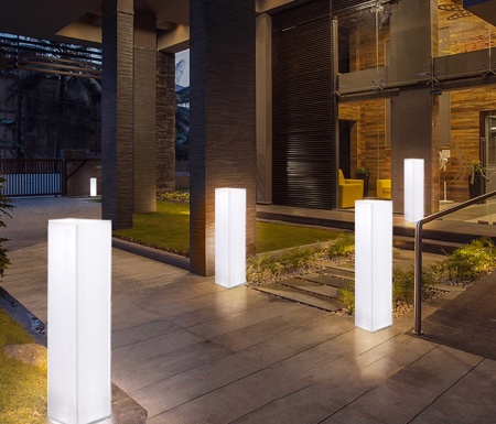 Светильник Колонна 30х180  питание от АКБ, RGB Светильник Колонна 30х180  питание от АКБ, RGB