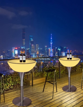 Комплект светящейся мебели Стол+2 стула V1 Комплект светящейся мебели Стол+2 стула V1